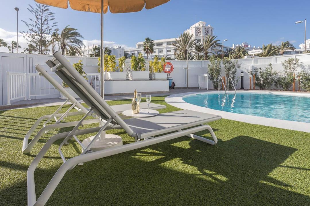 Nueva!!! Villa playa del inglés piscina privada climatizada Esterno foto