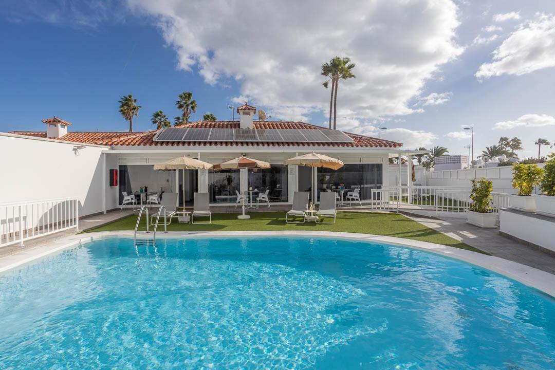 Nueva!!! Villa playa del inglés piscina privada climatizada Esterno foto